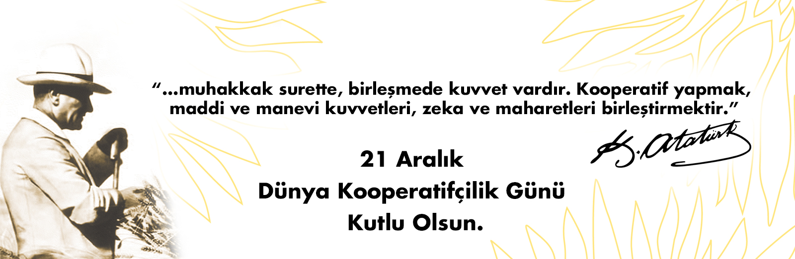Dünya Kooperatifçilik Günümüz Kutlu Olsun